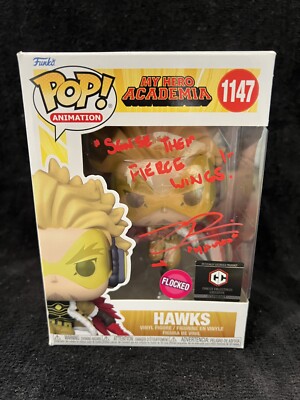 Zeno Robinson Signed My Hero Academia Hawks Funko #1147