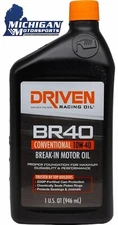 Driven BR40 10W-40 Break in Oil with Zinc 03706 - 1 Quart