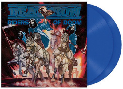 DEATHROW - RIDERS OF DOOM, 2018 EU LIMITED EDITION BLUE vinyl 2LP, NEW - SEALED!