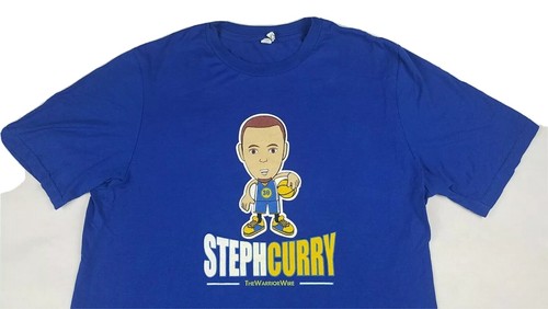 Alstyle Youth XL STEPH CURRY GOLDEN STATE WARRIORS T-shirt The Warrior Wire - Picture 5 of 8