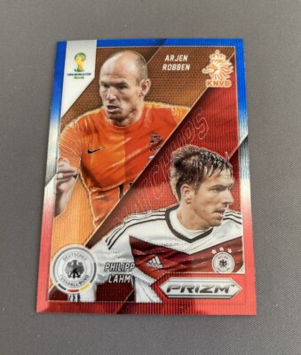 Prizm World Cup 2014 Matchups Phillipp Lahm Robben Red White & Blue Power Plaid