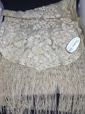 Festiva Lace Oxford House Collection Lilly Lace Scarf Gold 15 X 70 Table Runner