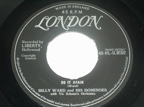 45 RPM Billy Ward England Import Do It Again Deep Purple Liberty U 8502 VG - Picture 3 of 4