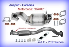 Katalysator & Abgasrohr für Audi A3 1.4 TFSi Typ 8P_ MC: CAXC 125PS EURO 5 + Kit