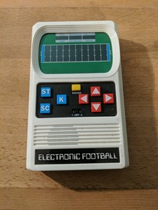 classic electronic football handheld game