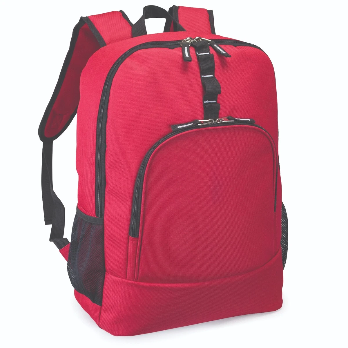 NWT Bondka Milan Backpack Coral Red Backpack Laptop Padded 18”x28” Red Polyester Laptop Backpacks for sale | eBay main image 2