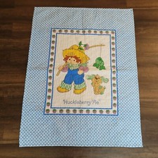 Strawberry Shortcake Huckleberry Pie  Pupcake Baby Quilt Comforter Blanket VTG