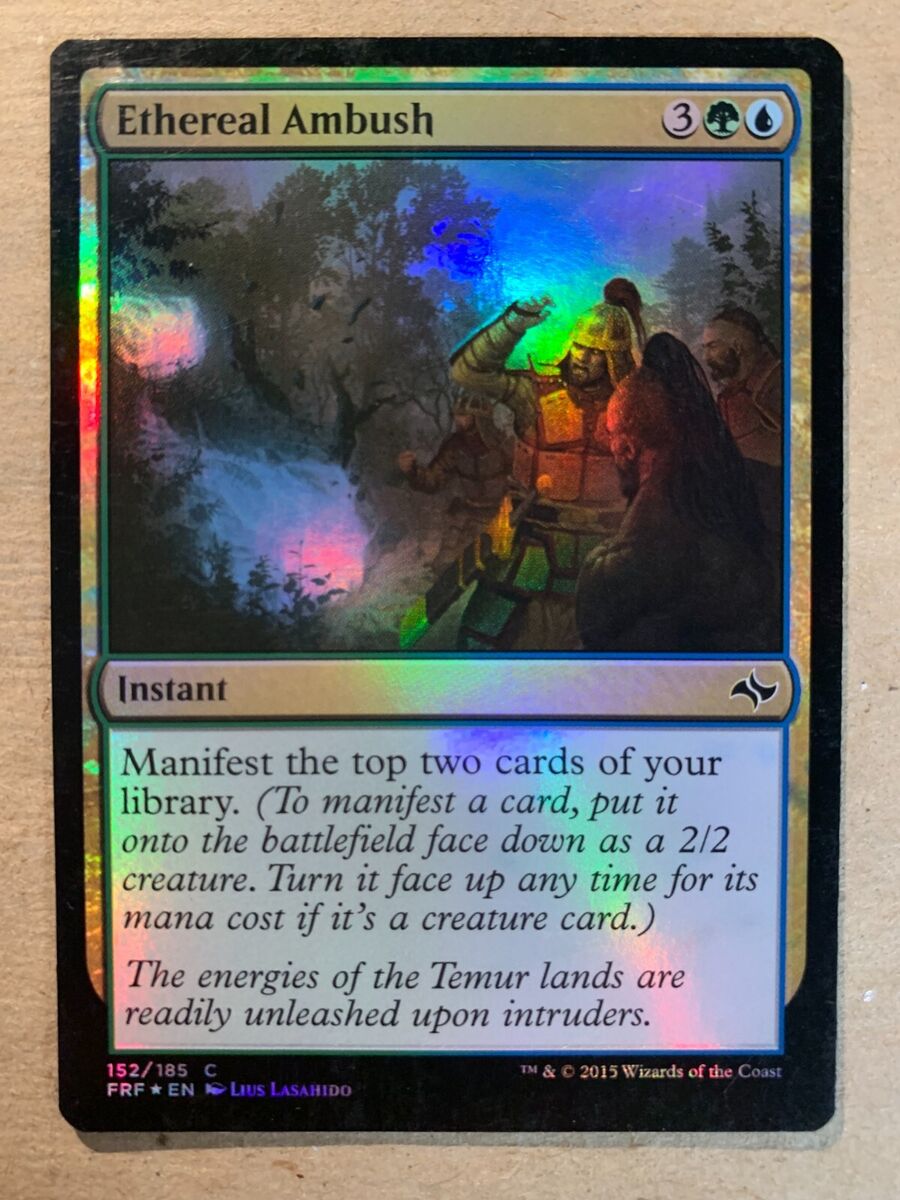 Temur War Shaman 1x FOIL FRF MTG Fate Reforged Rare MINT green Temur War Shaman 1x FOIL FRF MTG Fate Reforged Rare MINT green