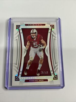 2023 Panini National Treasures Collegiate Christian McCaffrey #16 25/49 Patch