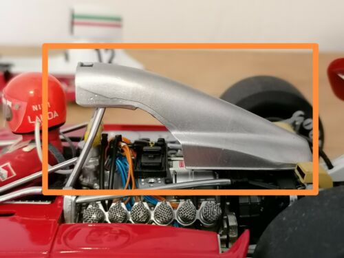 Ferrari 1:18 scale engine cover, model part or diorama Exoto minichamps F1 cars - Picture 1 of 8