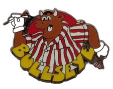 *NEW* Bullseye enamel pin badge. Bully, Darts, PDC, BDO, Retro TV, Jim Bowen