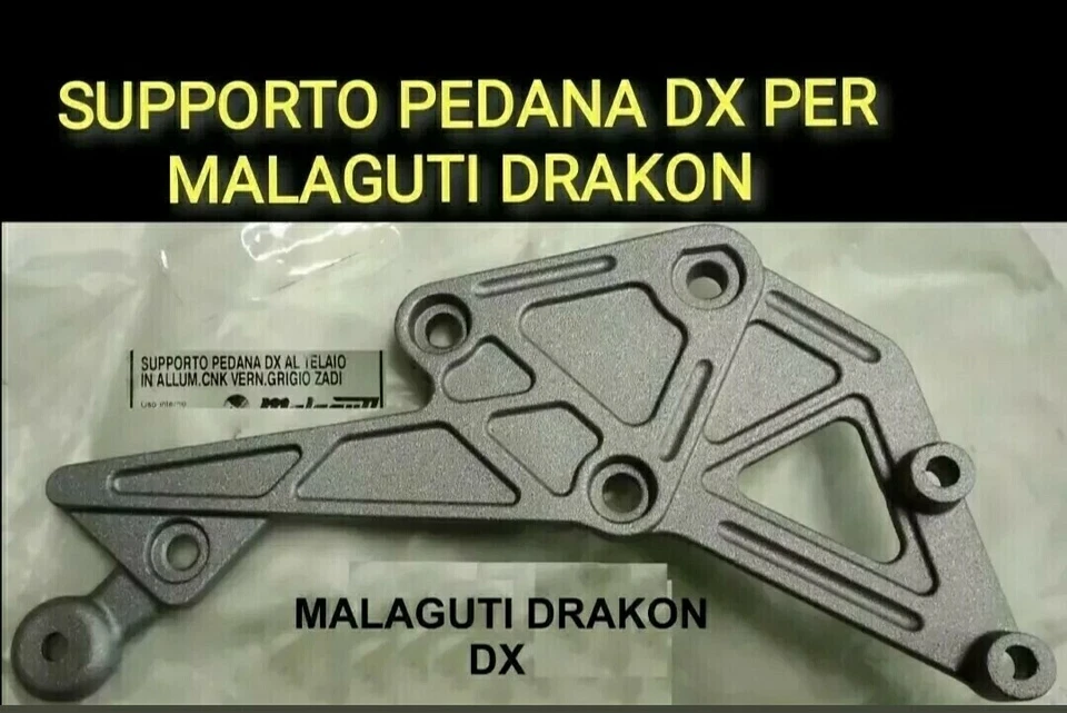SUPPORTO PEDANA DX PER MALAGUTI DRAKON ORIGINALE MALAGUTI 19110699