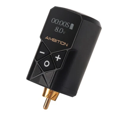 AMBITION RCA Wireless Tattoo Power Supply Battery Pack For Tattoo Machine Pen 2400 mAh