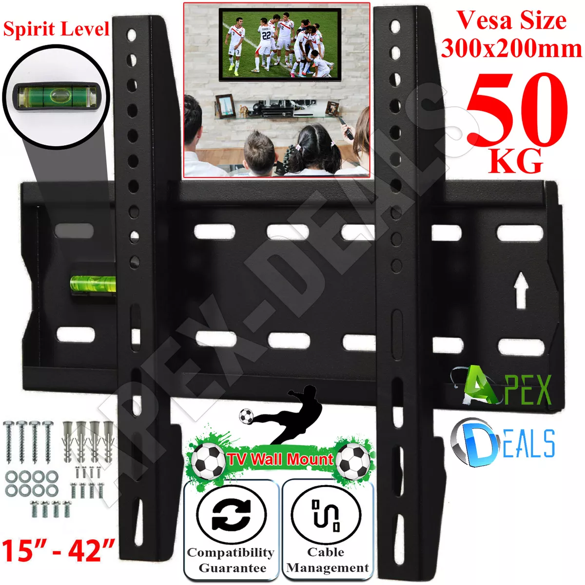 Led wall on sale stand fitting