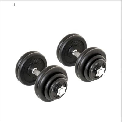 MAXXIVA Kurzhantel-Set 60 kg Gusseisen 16 Gewichtsscheiben Sternverschluss