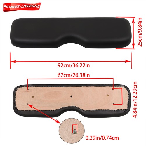 Black For EZGO RXV 2008-Up Bottom/ Back Golf Cart Front Seat Cushion - Picture 5 of 19