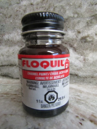 FLOQUIL RAILROAD COLORS MODEL PAINT - 1oz 1 OUNCE - GRIMY BLACK 