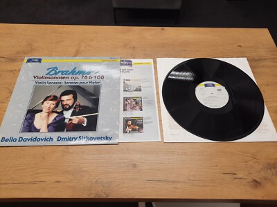 NM! Brahms Bella Davidovich Dmitry Sitkovetsky The Violin Sonatas NOVALIS VINYL 