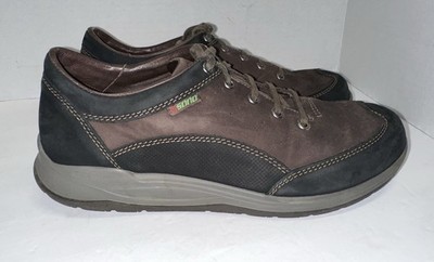 SANO by MEPHISTO Sono Mens 11 Shoe Brown Black Leather Cushioned Walking Comfort