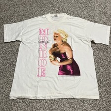 VTG Marilyn Monroe T-Shirt Men XL Dress Lovely 1994 Double Sided Made in USA
