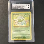 CGC 10 Gem Mint Pokemon Bulbasaur 001/034 Trading Card Game Classic Holo