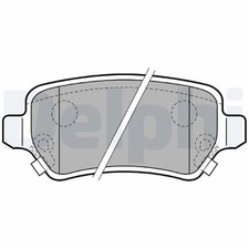 Satz Bremsbeläge Bremsklötze hinten für Opel Zafira A T98 B A05 | 820282