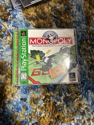 Monopoly Greatest Hits Playstation PS1 Video Game Complete