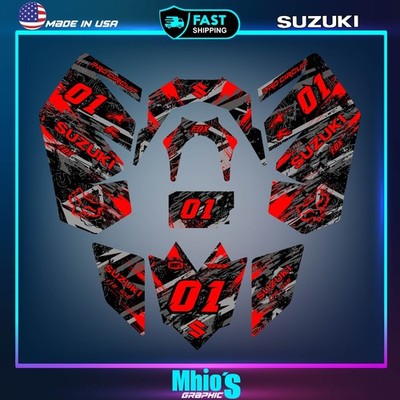 Suzuki LTR450 ATV Graphics (2006 2014)   Custom Wrap Decals Kit