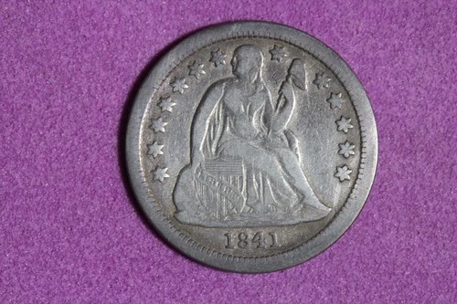 ESTATE FIND 1841 Seated Liberty Dime #K59855