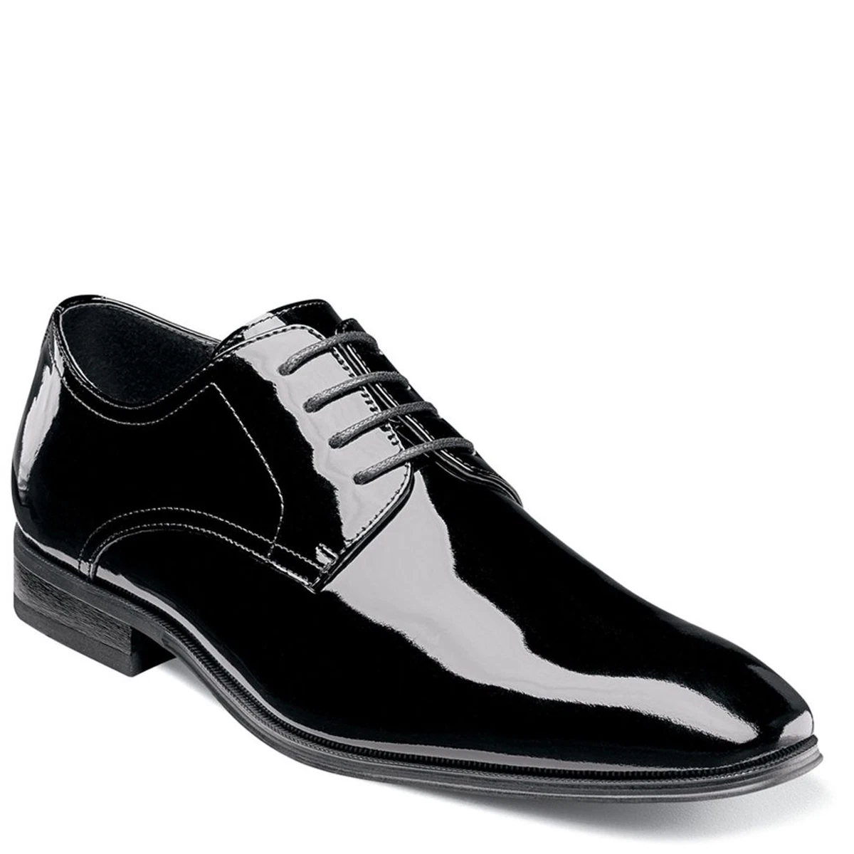 E.T. Wright Men’s Black Patent Leather Oxford Dress Shoes 10.5 B – EUC ET WRIGHT Men main image 3