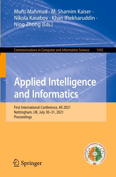 Applied Intelligence and Informatics Mufti Mahmud (U. A.) Taschenbuch Xiv 2021-image