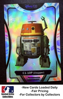 2023 Kakawow Phantom Disney 100 Star Wars C1-10P Chopper Silver Holo Star Wars