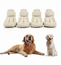 Dog Shoes, Dog Sandals for Hot Pavement, Non-Slip Waterproof Dog Booties for ...