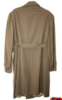 Vintage USSR Army Justice Major General Summer Overcoat Gabardine