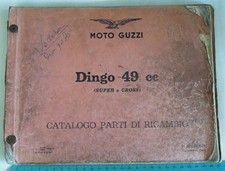MOTO GUZZI 3 CATALOGHI RICAMBI DINGO 49cc DINGO SUPER CROSS gt DINGO SUPER CROSS