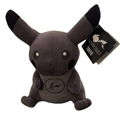 ピカチュウ ThunderboltPROJECTBy frgmt&Pokemon NWT Thunderbolt Project FRGMT x Pokemon Pikachu Plush Rare Blacked