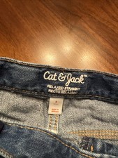 Cat  Jack Boys Jeans Relaxed Straight Leg Size 8 Medium Wash