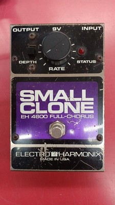 EHX Small Clone Analog Chorus Pedal Kurt Cobain Nirvana Rate Depth True Bypass