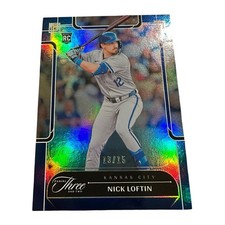 2024 Panini Three And Two Nick Loftin /15 RC Royals Blue Foil Color Match
