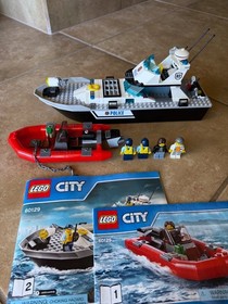 LEGO CITY: Police Patrol Boat (60129) 100% Complete with Manuals