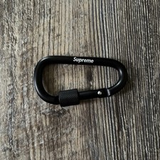 Supreme keychain carabiner Black