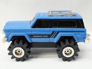 Schaper Stompers Jeep Cherokee Chief Blue 4x4 Runs Nice!!!