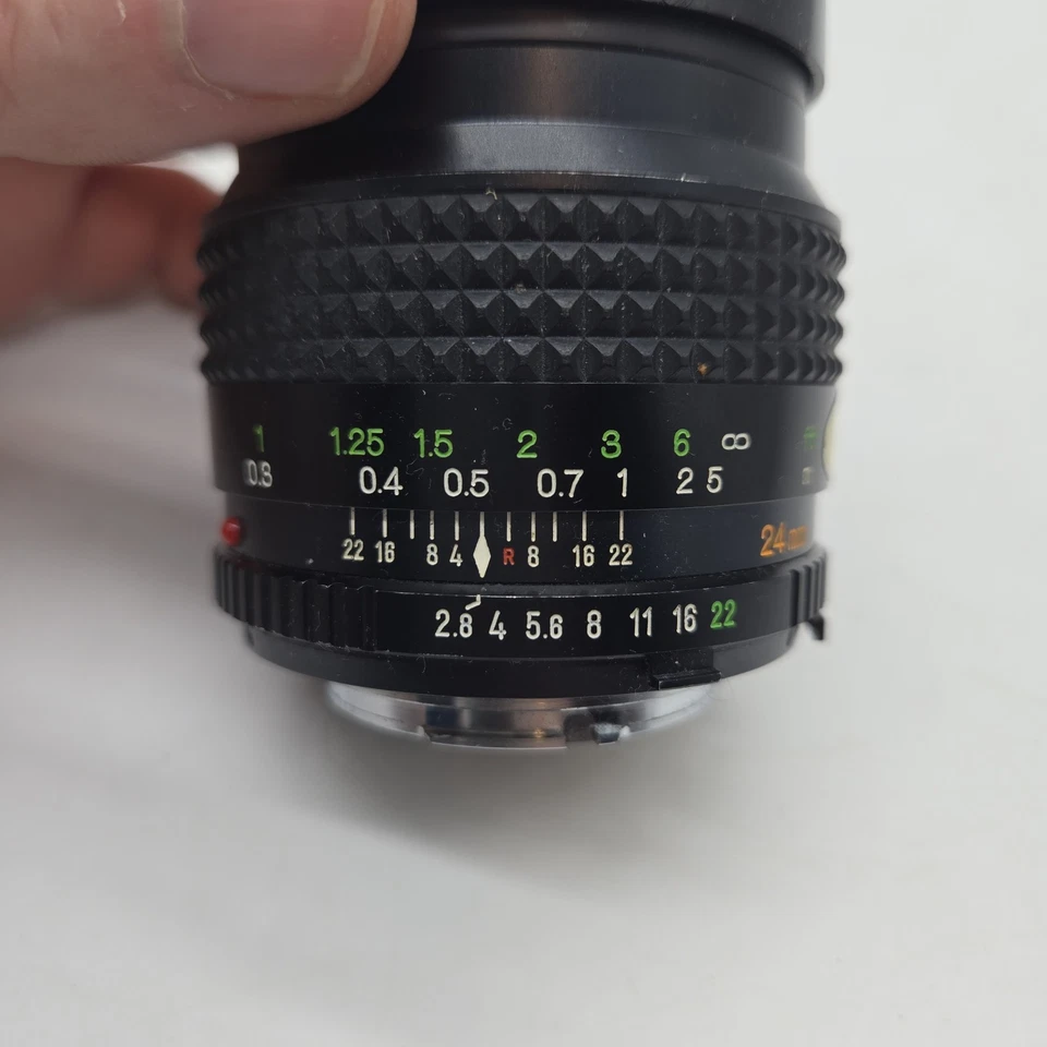 Objetivo Minolta 24 mm naranja MD W.ROKKOR-X f2.8 Foto 4 de 4