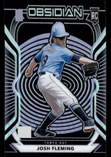 2021 Panini Chronicles #45 Josh Fleming Obsidian Purple Etch Rookie /99! RAYS