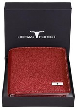 URBAN FOREST Bifold Wallets RFID Blocking Men's Kyle Red Wallet Daily USE