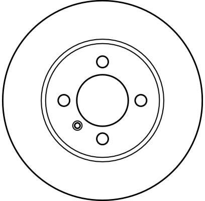 Disque de frein TRW DF2550 anti-bruit pour un freinage stable et fluide
