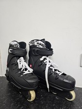 Airwalk Aggressive Inline Roller Skates Size 11 ABEC-7 EN13843 Class A Black