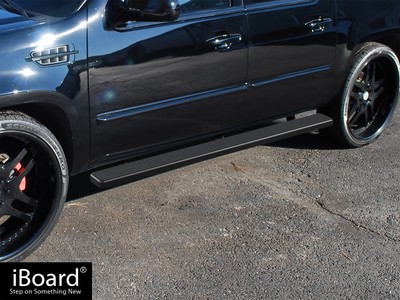 APS Premium 5'' Black Side Steps Fit 02-13 Cadillac Escalade EXT