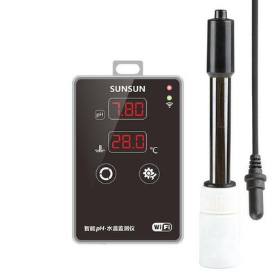 APH-300 Aquarium PH Meter Thermometer PH tester Smart Water Quality Monitor