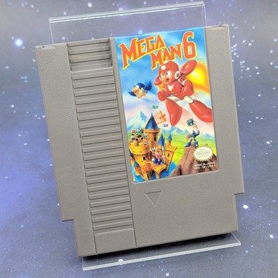 Mega Man 6 Nintendo NES Capcom 1993 Authentic Cartridge NES-G6-USA-1 Retro Game